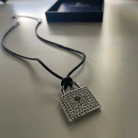 Swarovski Crystal Lock Necklace - Picture 3 of 5